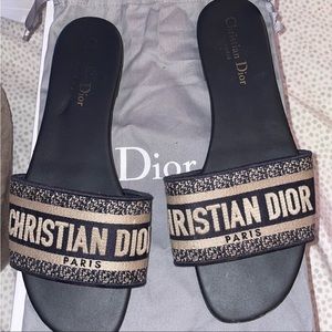Christian Dior slides